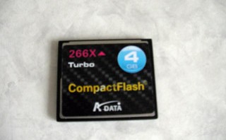 CompactFlash Turbo 4GB 266X A-DATA