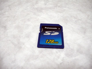 Panasonic SDカード 128MB データ復旧