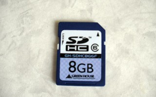 SDHCカード 8GB データ復旧