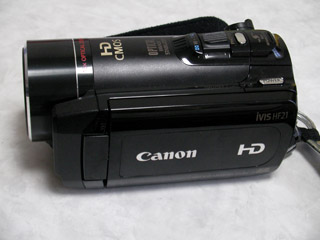 Canon IVIS HF21 データ削除