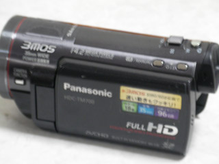 ビデオカメラのデータを全消去した。 Panasonic HDC-TM700 