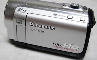 動画を誤って全部削除した。 Panasonic HDC-TM60 デジタルハイビジョンビデオカメラ