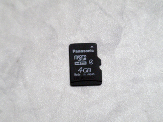 microSDカード 4GB