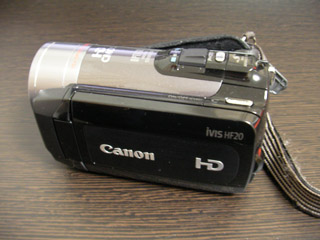 Canon iVIS HF 20 データ救出