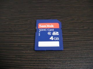 CASIO EXILIM SDカード 4GB SanDisk データ復旧 大阪府阪南市のお客様