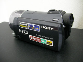 ビデオカメラのムービーを消した HDR-CX550 SONY
