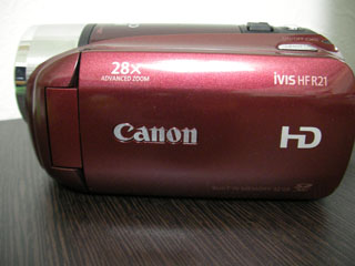 キャノンビデオカメラのデータ復元 iVIS HF R21