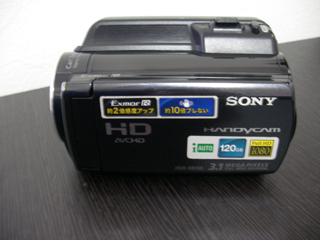 ビデオカメラのデータ復旧 ソニービデオカメラHDR-XR150