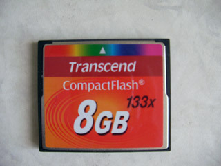 Transcend CompactFlash 8GB CF データ復旧