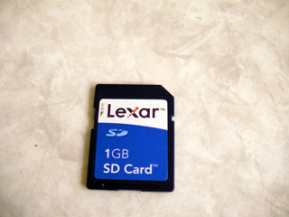 Lexar SDカード 1GB LUMIX DMC-FX30 フォーマット